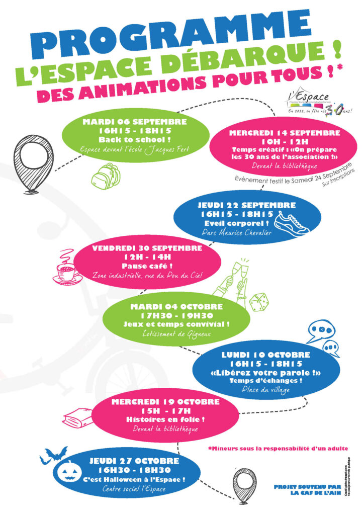 Espace debarque programmation