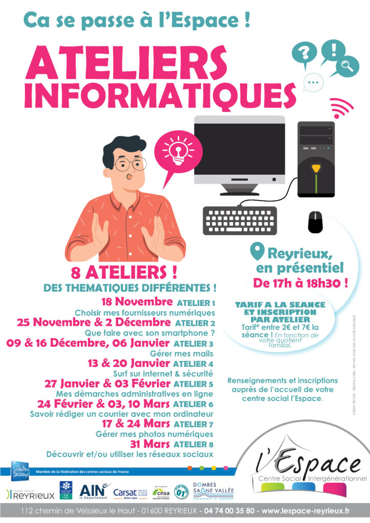 Ateliers informatiques web