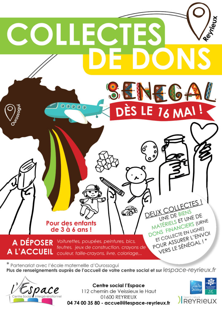 Collecte de dons Sénégal