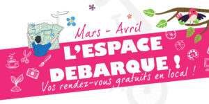 Espace débarque